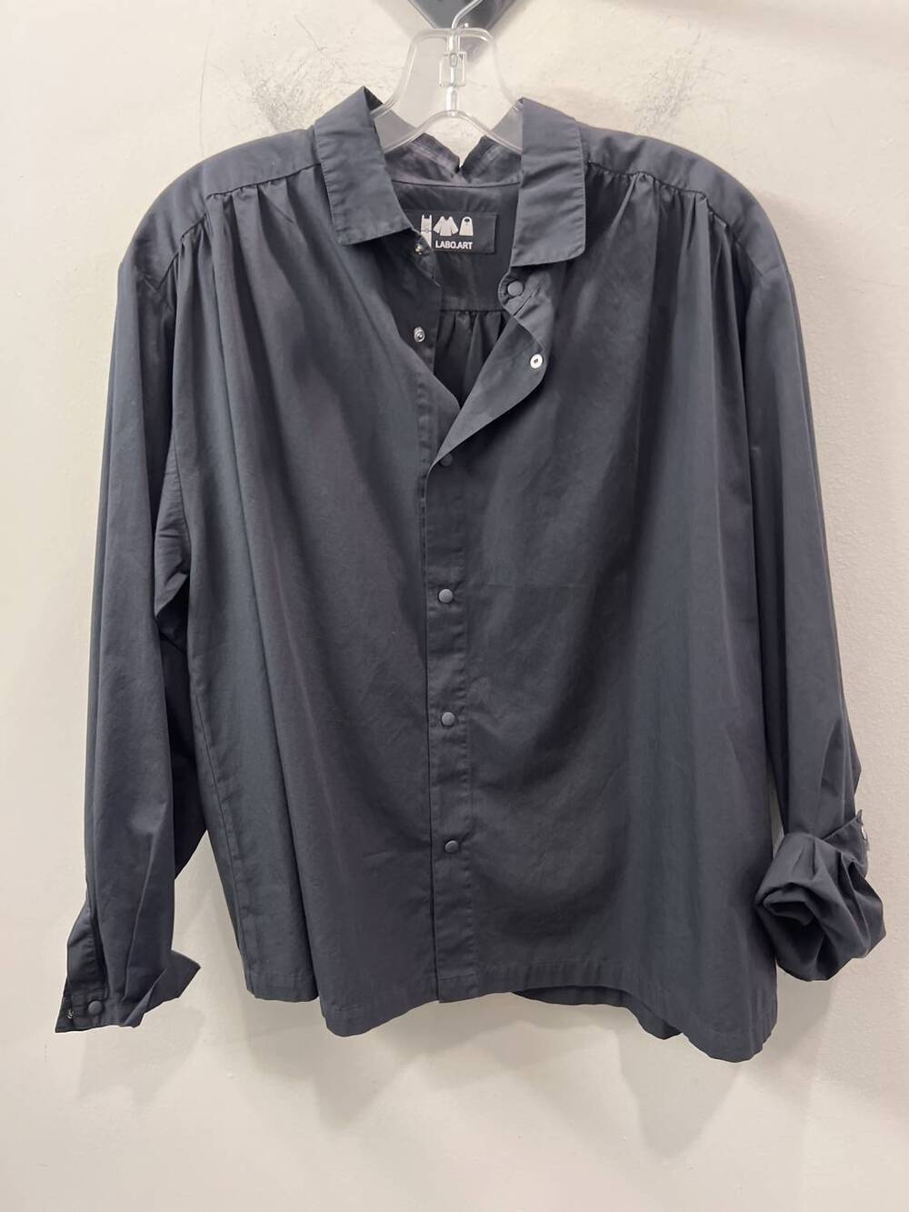 NEW LABO.ART women's camicia riga shirt in graphite